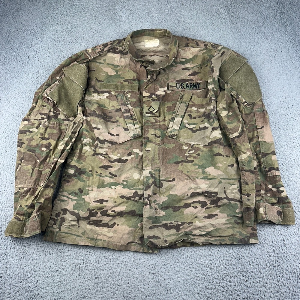 US Army Combat Uniform Coat Mens Medium Regular Fire Resistant SCORPION OCP